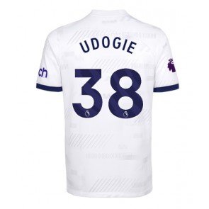 Tottenham Hotspur Destiny Udogie #38 Domaci Dres 2023-24 Kratak Rukavima